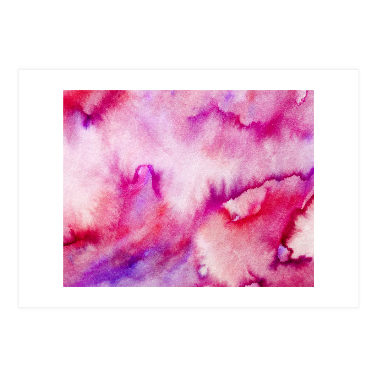 Watercolor magenta tie-dye (Print Only)