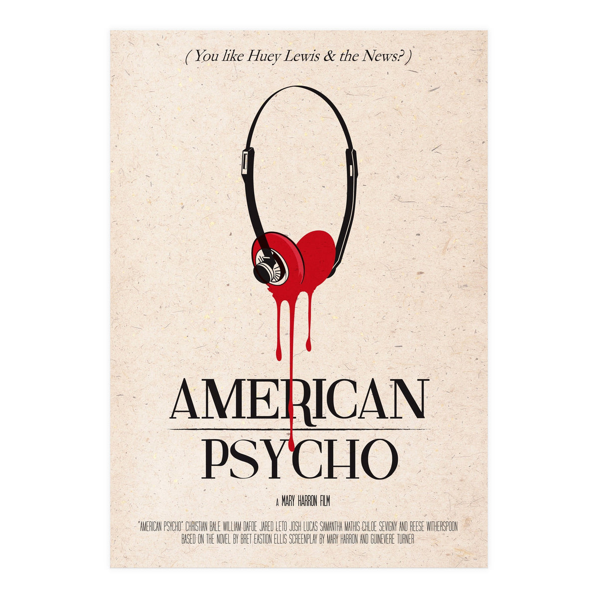 American Psycho movie poster (Print Only)