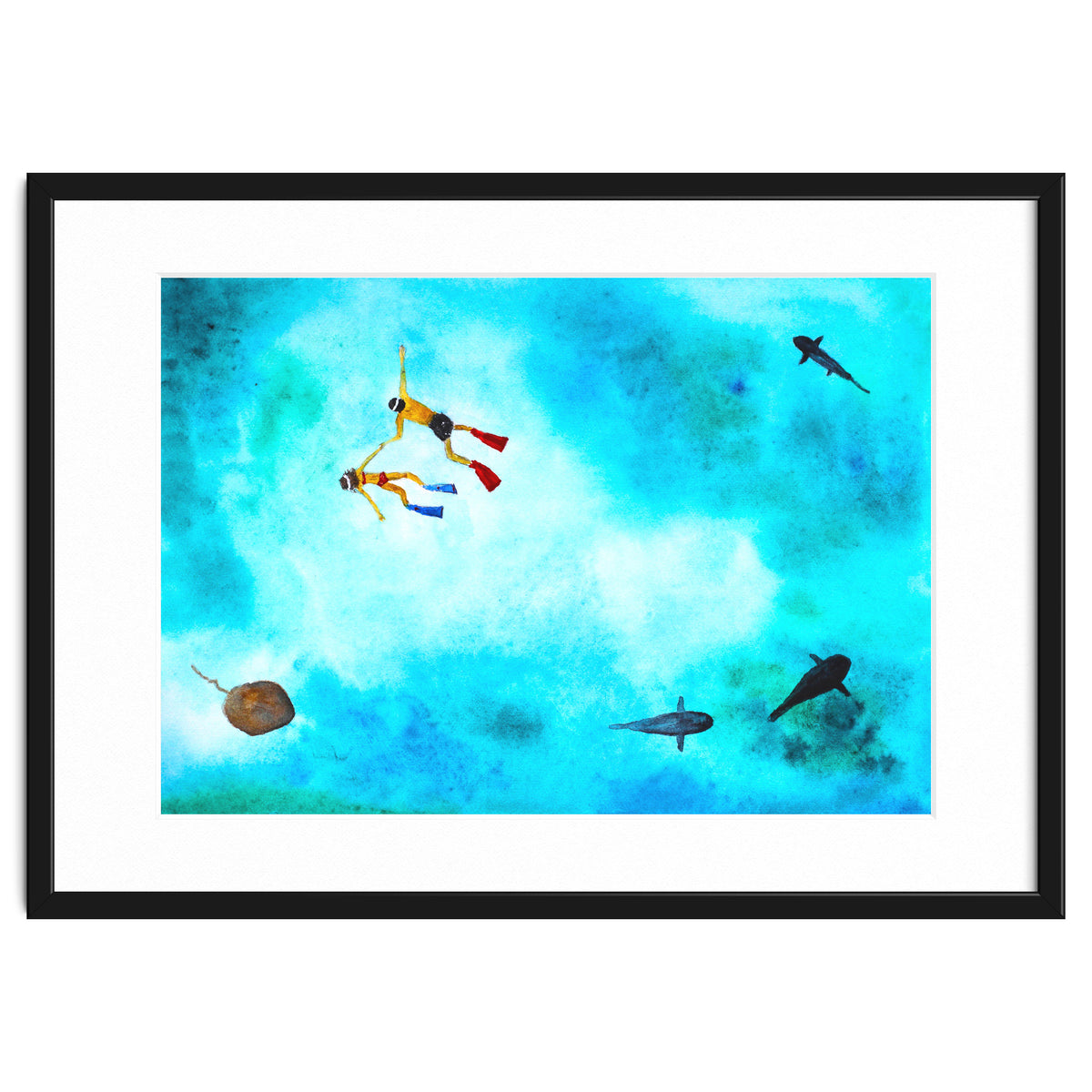 One summer day || watercolor