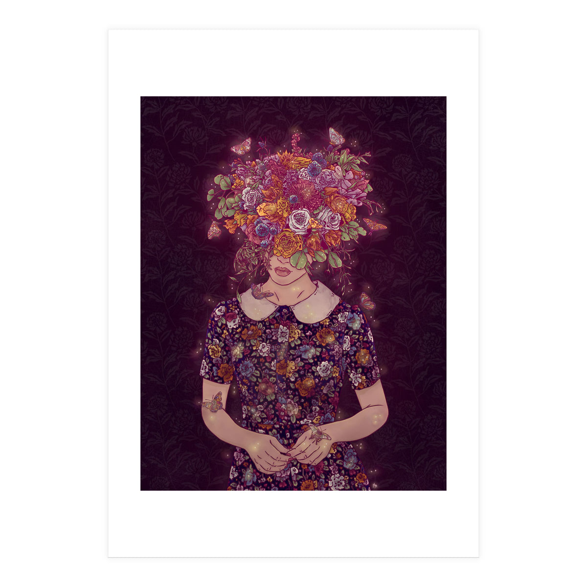Shy Lady (Print Only)