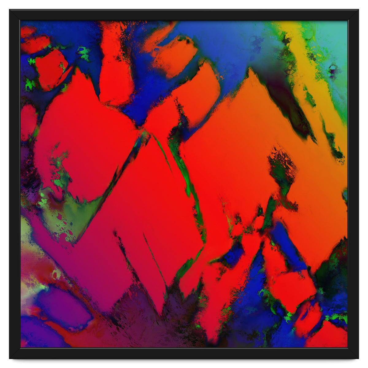 Colliding Panels Red