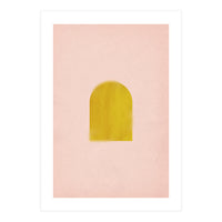 Pink and mustard arch (Print Only)