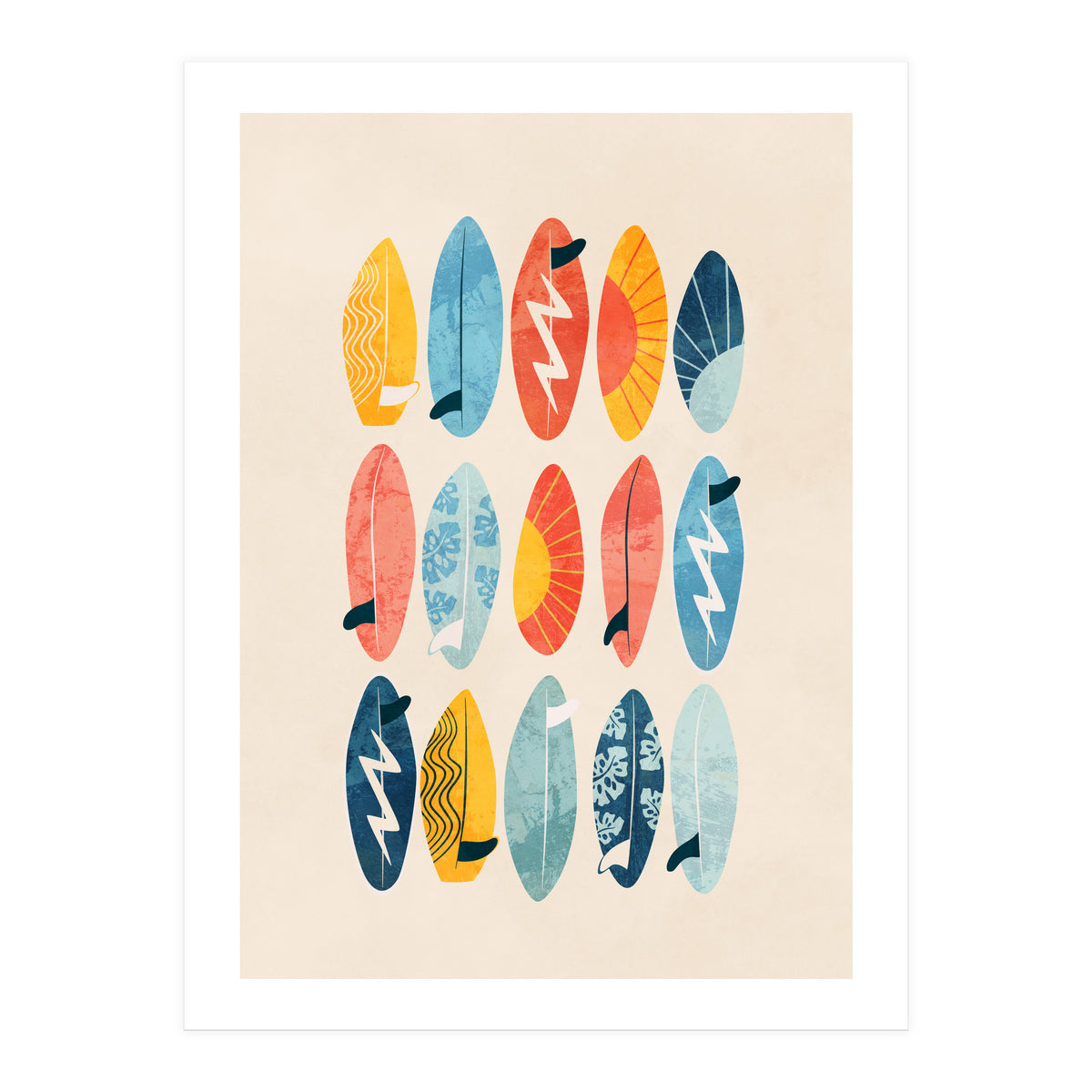 Surfing Board Light (Print Only)