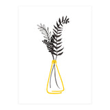 Black Watercolor Bouquet (Print Only) thumbnail