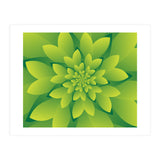 Abstract Green Floral Design 3D ART (Print Only) thumbnail