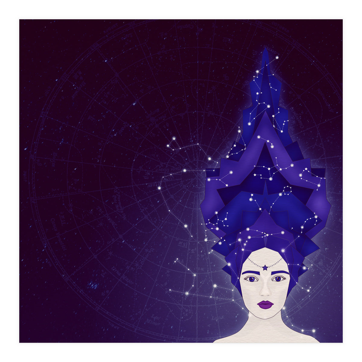 Rococo: Lady of the stars (Print Only)