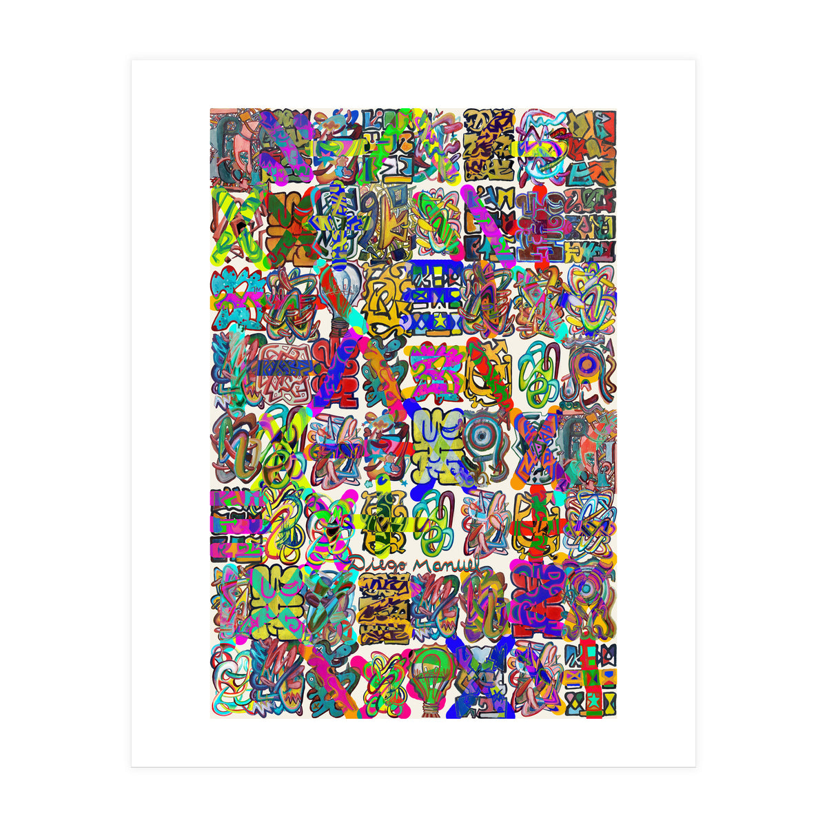 Graffitis 2021 Tapiz 101 (Print Only)