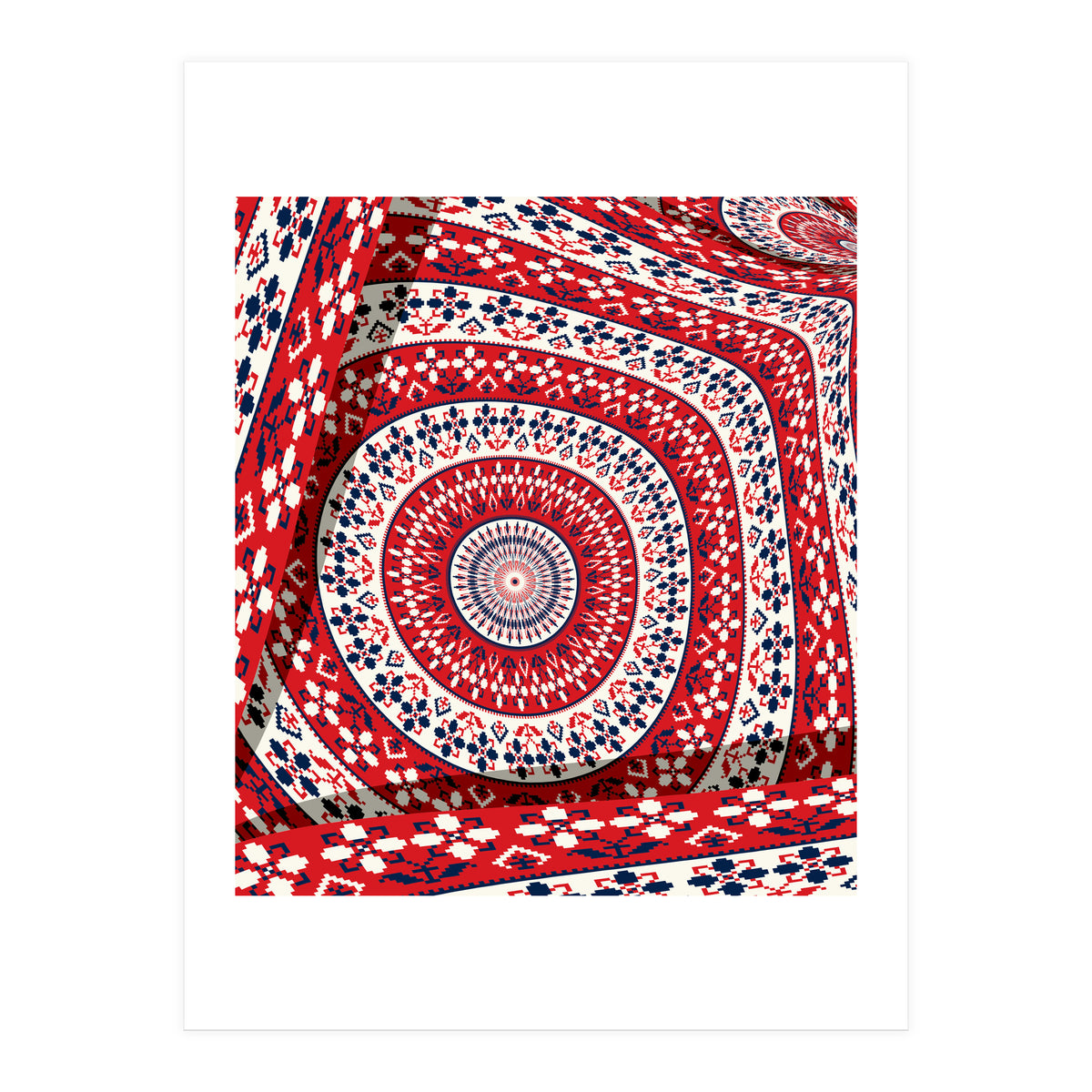 Romanian embroidery background 6 (Print Only)