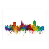 Raleigh North Carolina Skyline (Print Only) thumbnail