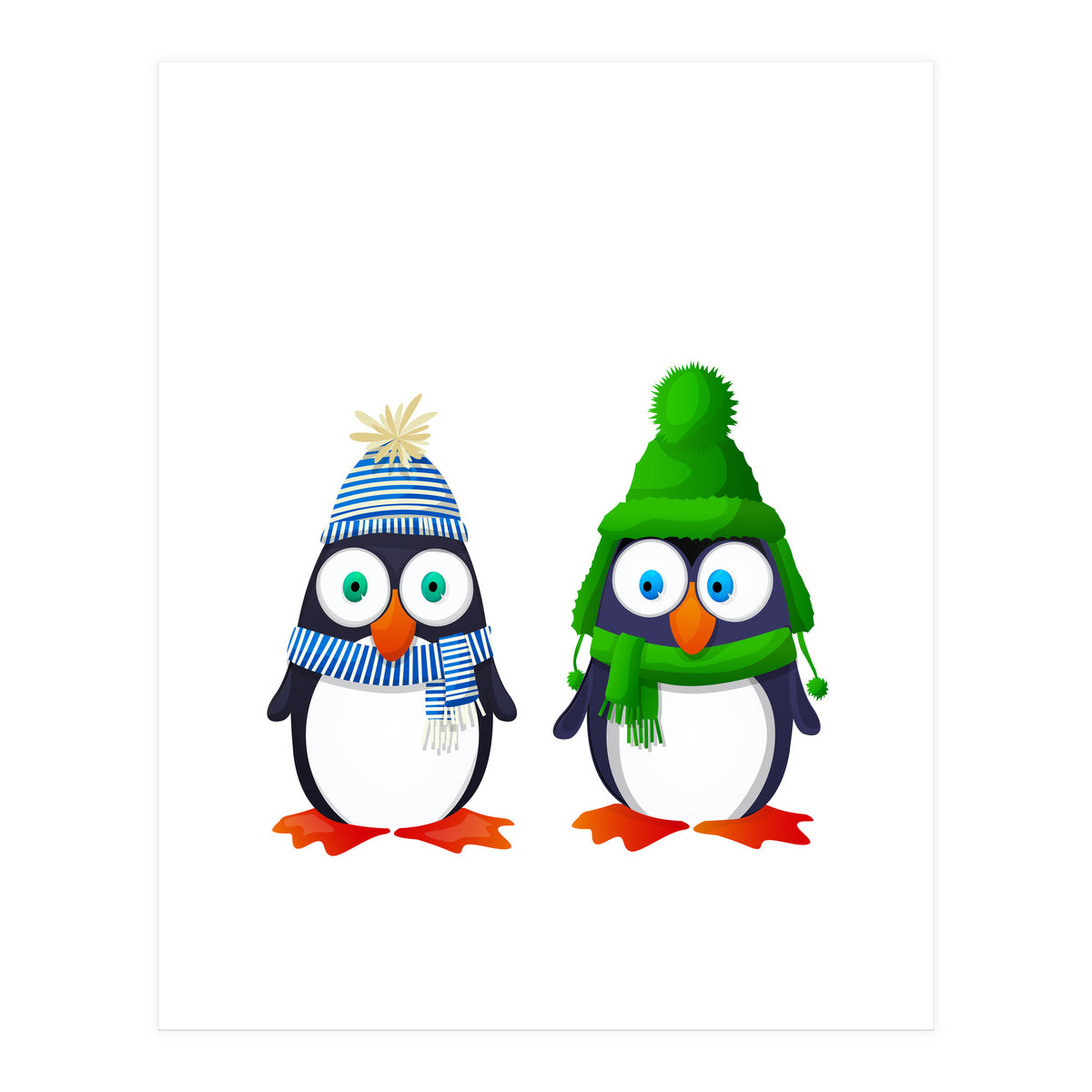 Winter Penguins (Print Only)