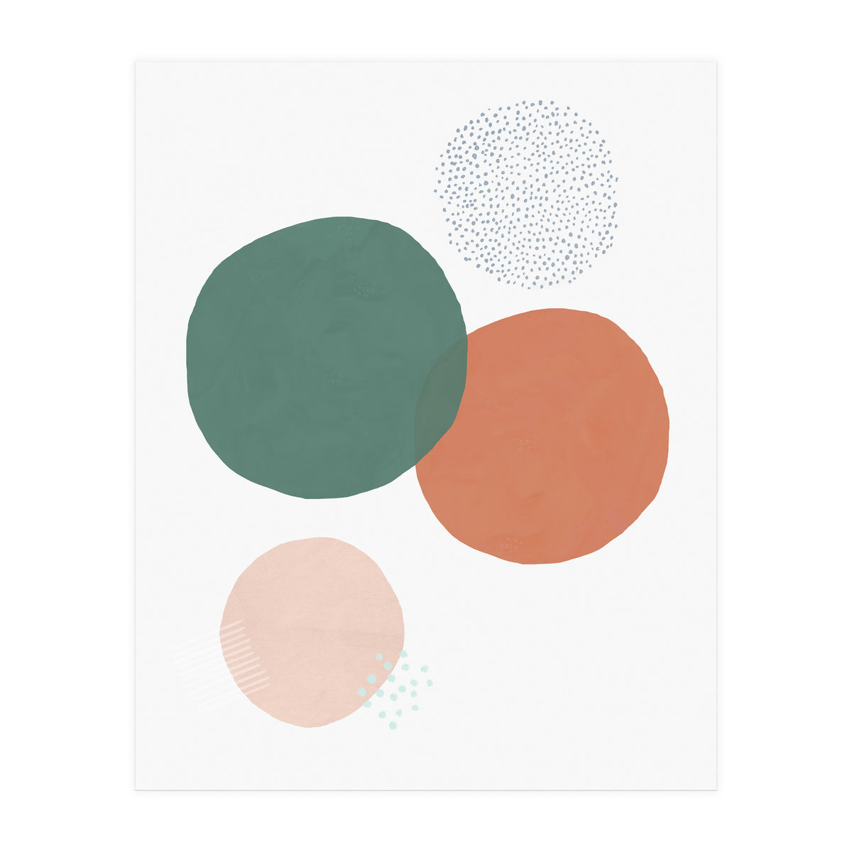 Abstract Soft Circles  (Print Only)