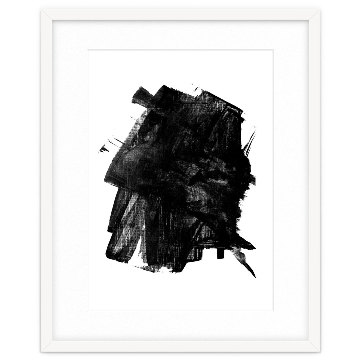 Minimalist Textured Brushstroke Art #3