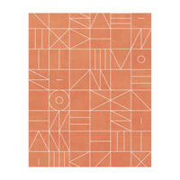 My Favorite Geometric Patterns No.5 - Coral (Print Only)