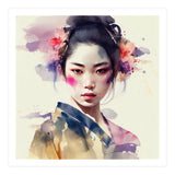 Watercolor Modern Geisha #6 (Print Only) thumbnail