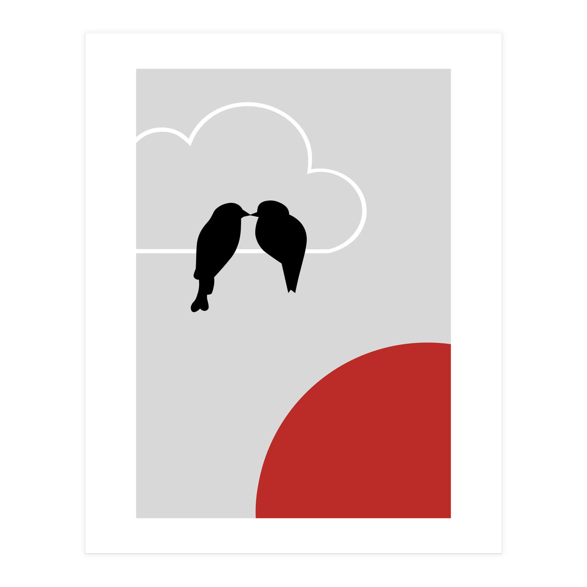 KISSING SUNSET (Print Only)