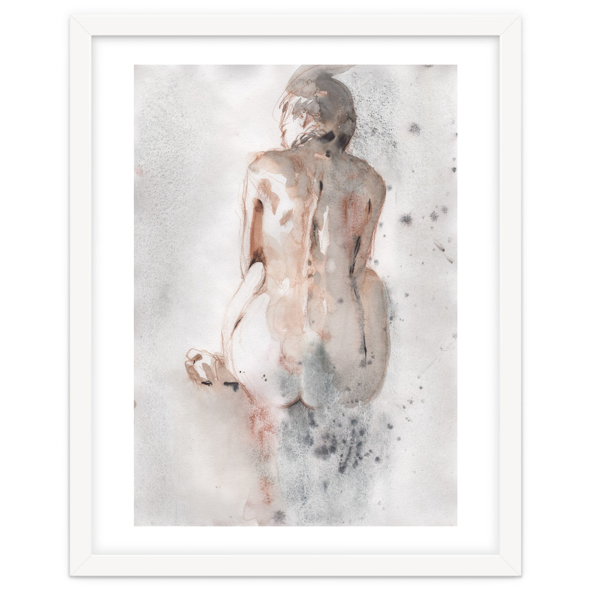 Naked girl from the back