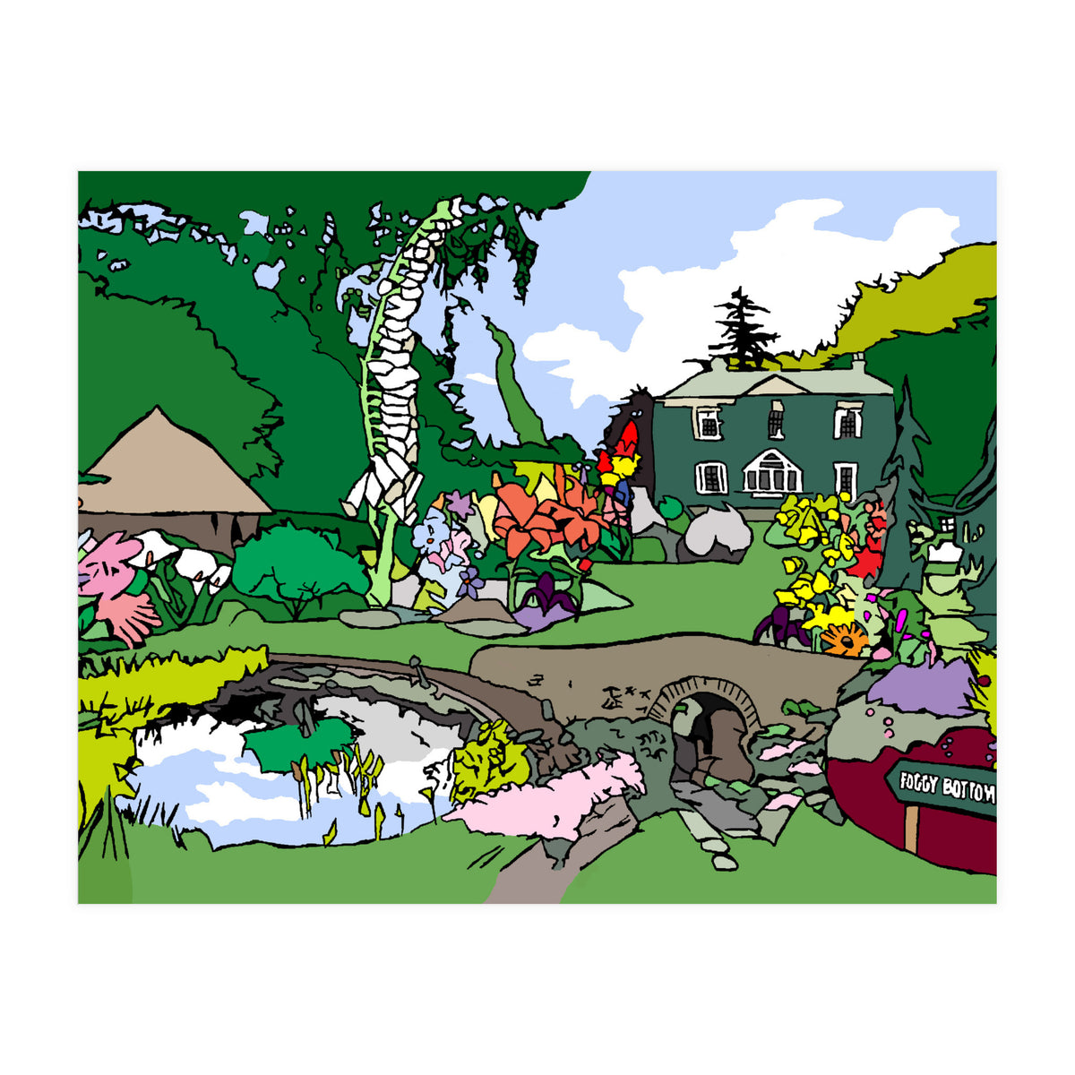 Bressingham Gardens (Print Only)