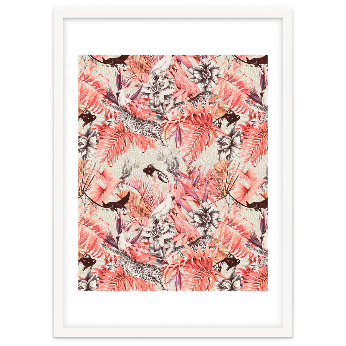 Tropical paradise pink