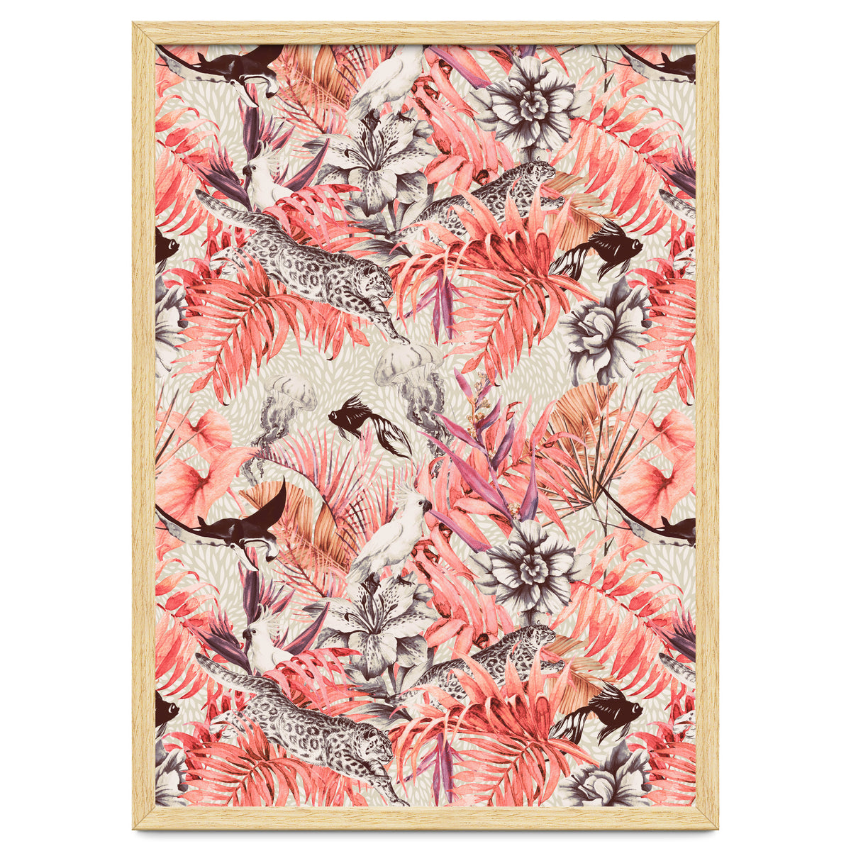 Tropical paradise pink