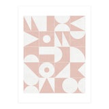 My Favorite Geometric Patterns No.11 - Pale Pink (Print Only) thumbnail