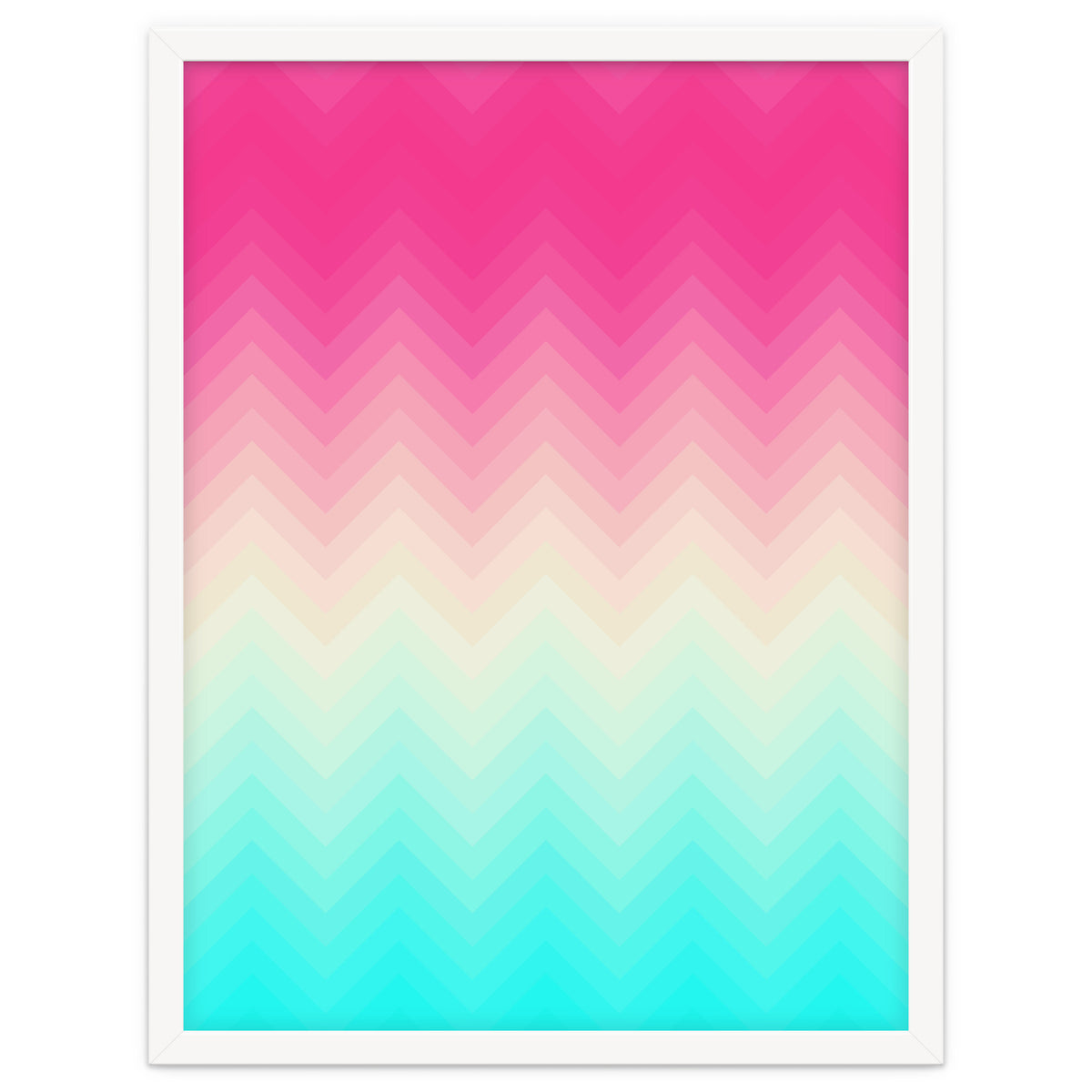 Chevron pink and blue