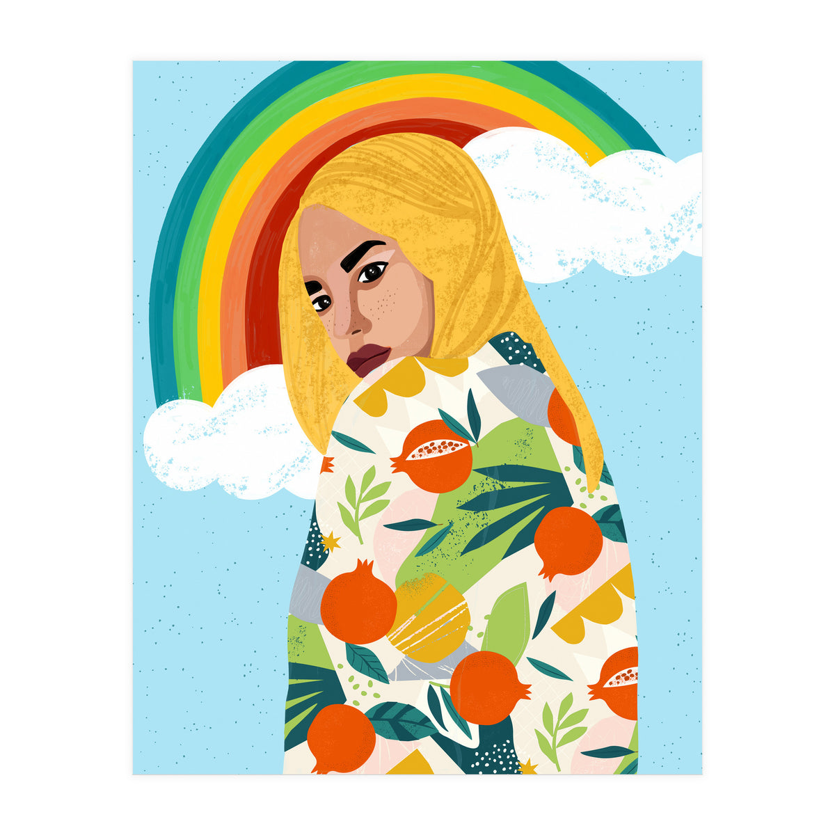 A Rainbow In Someone's Cloud (Print Only)
