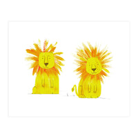 Two Lions  (Print Only)