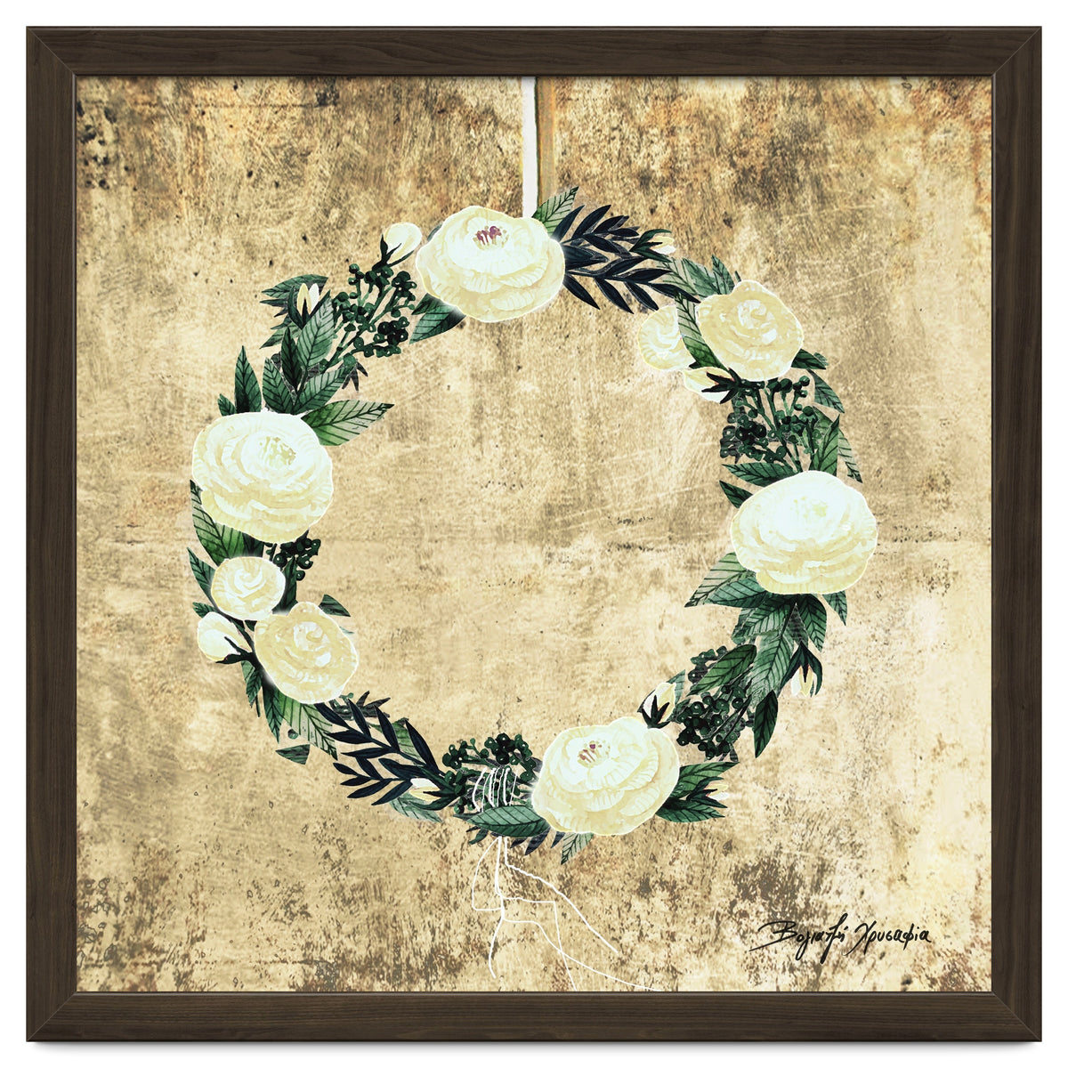 Wreath #White Flowers #Royal collection