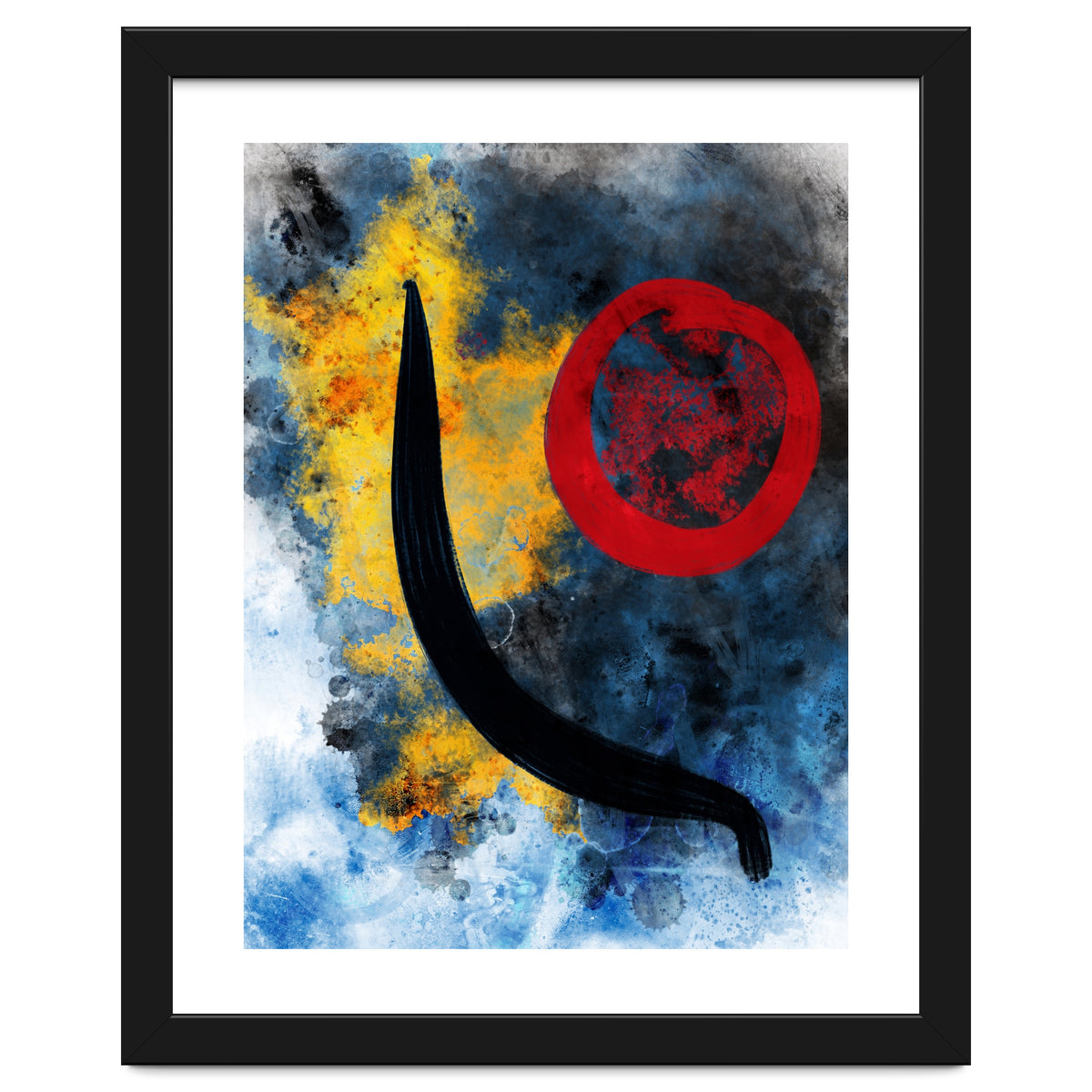 Abstract Calligraphy in the universe