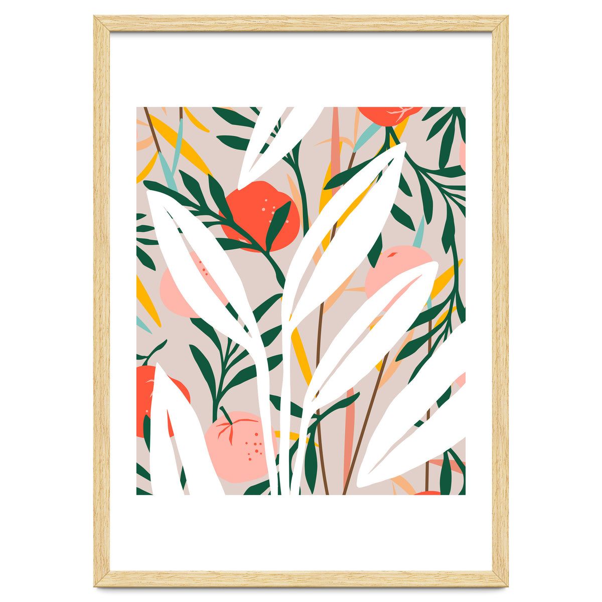 Abstract Plant Blush