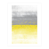 Abstract Painting No. 52 | Illuminating Yellow & Ultimate Grey (Print Only) thumbnail