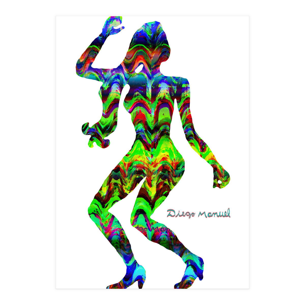 Dance Girl B 15  (Print Only)