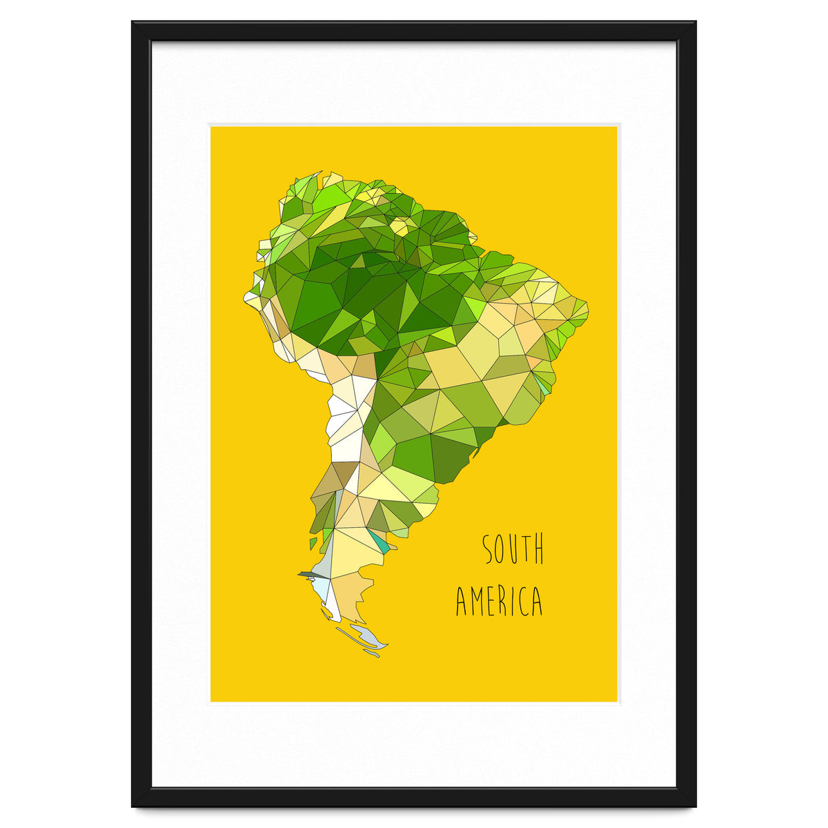 SOUTH AMERICA – Yellow