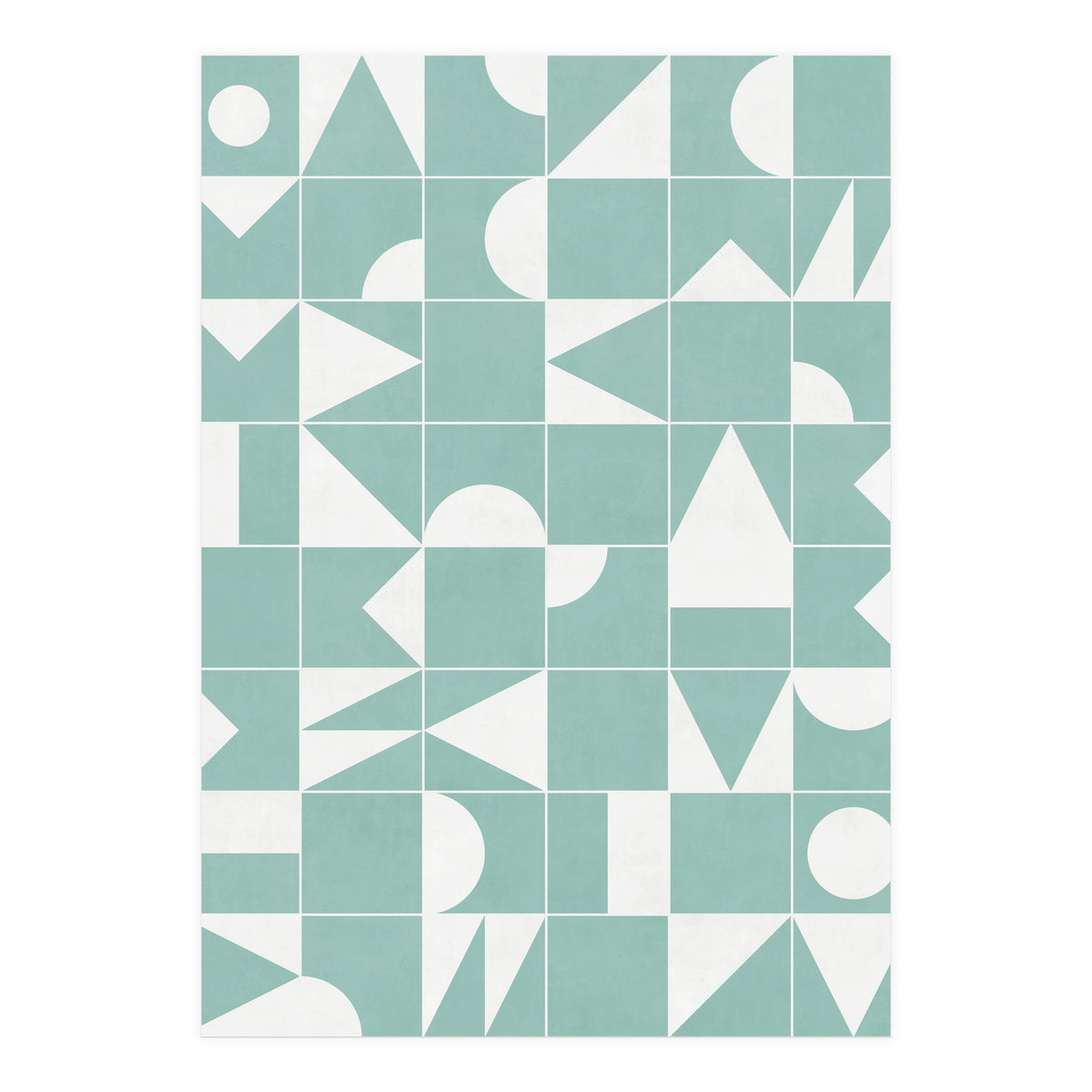 My Favorite Geometric Patterns No.16 - Light Blue (Print Only)