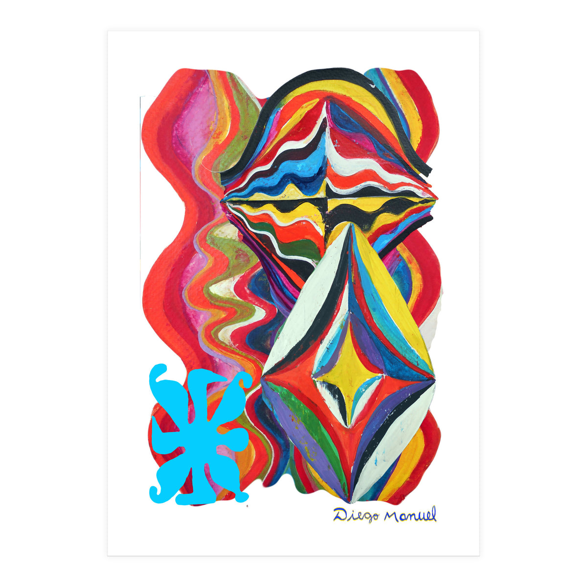 Pop Abstract Asimetrico 19 Copia (Print Only)