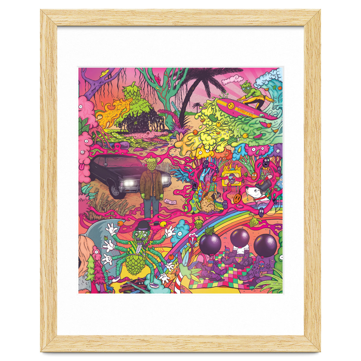 ABBEYDALE BREWERY COLLAB SERIES #2 FULL ILLUSTRATION - THORNBRIDGE, WILDE CHILD, RIDGESIDE, TORRSIDE, BOX SOCIAL, ORA BREWING