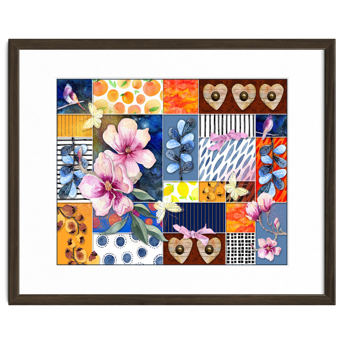 Romantic Floral Collage