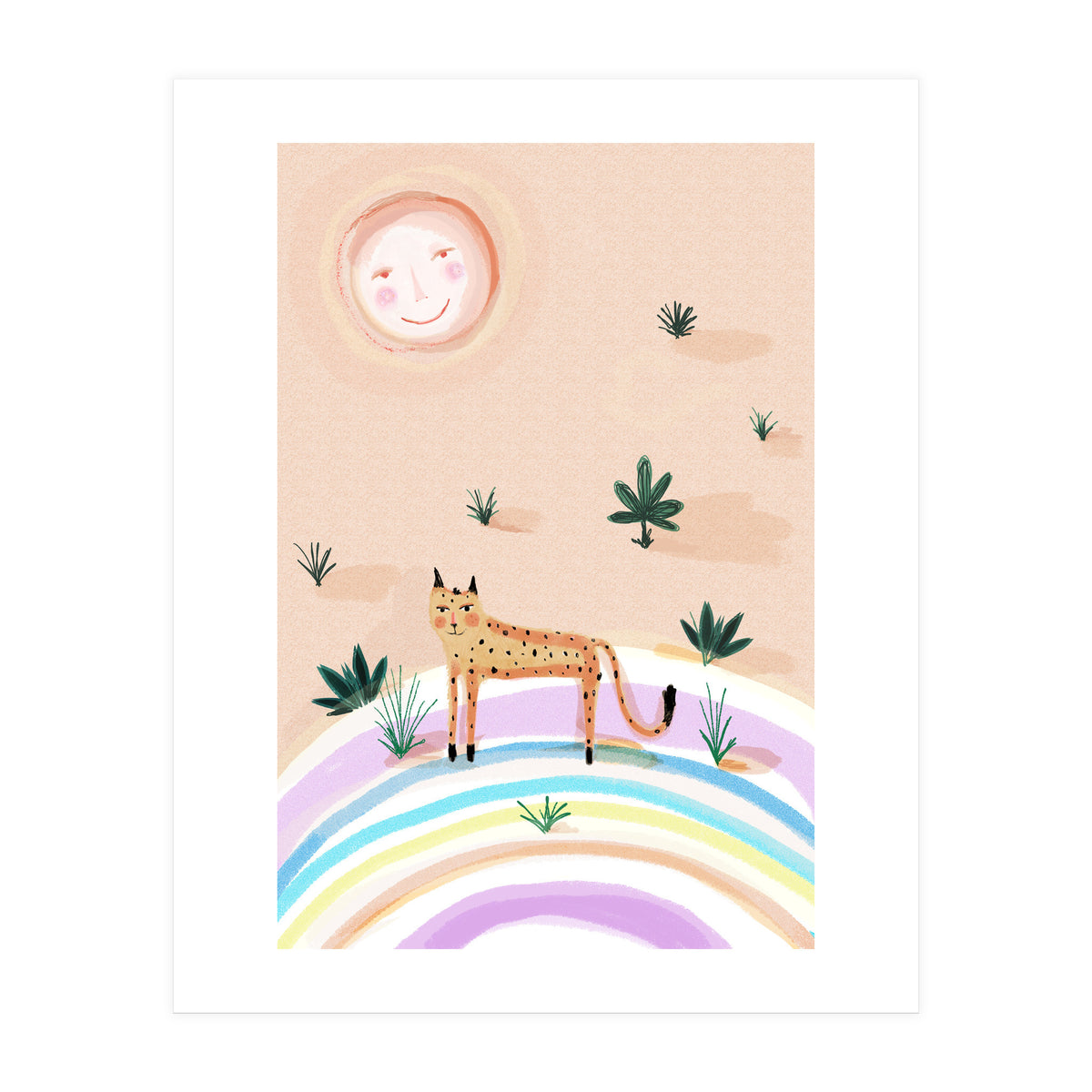 Rainbow Leopard  (Print Only)