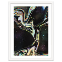 Glitch Black Space Nebula