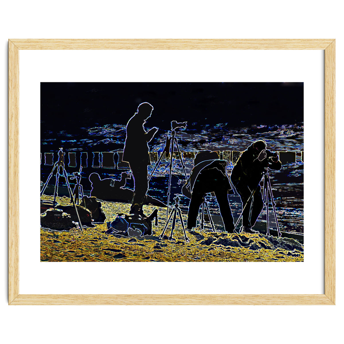 Photographers at the beach