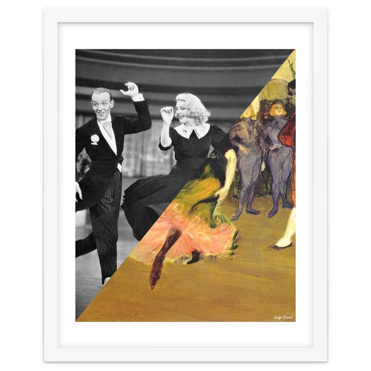 Toulose Lautrec's Dance At The Mouline Rouge & Ginger Rogers
