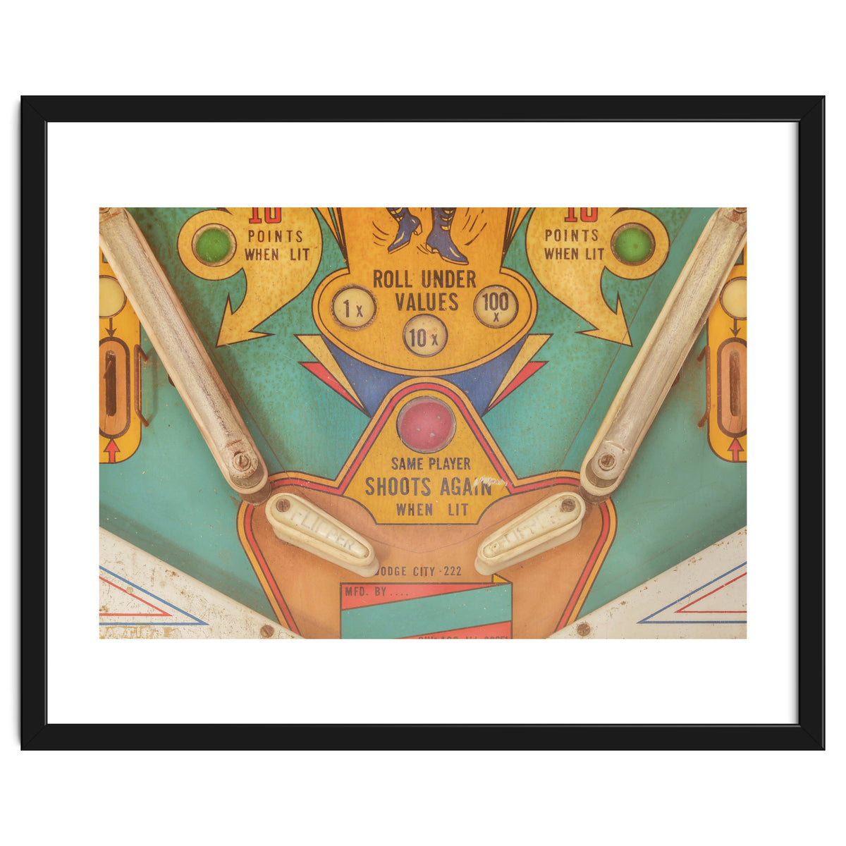 The vintage Pinball Machine