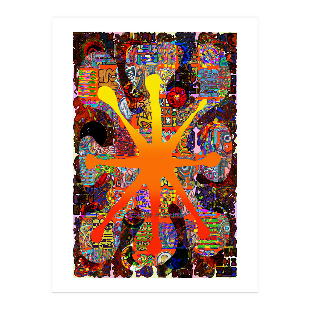 Fuego Y Graffiti 69 (Print Only)