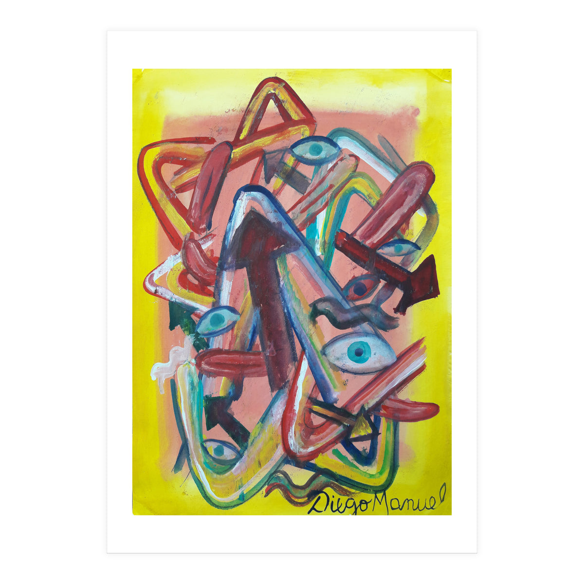 Formas Flechas Ojos Y Lenguas 3 (Print Only)