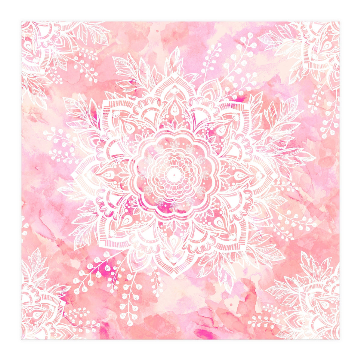 Queen Starring of Mandalas-Rose (Print Only)