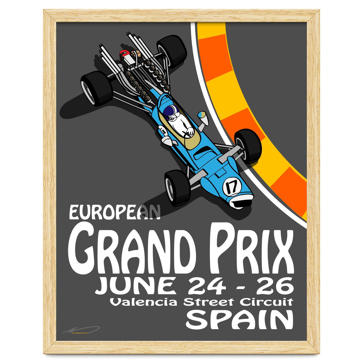 European Grand Prix poster