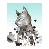 Wild grunge cat (Print Only) thumbnail