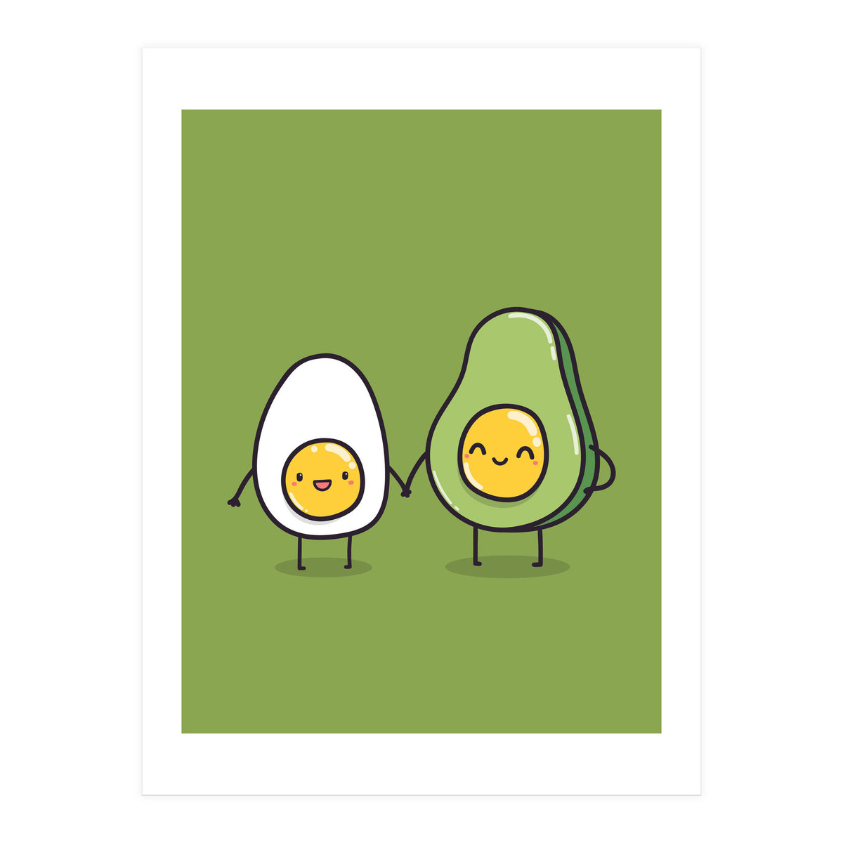 Egg Avocado best friends (Print Only)