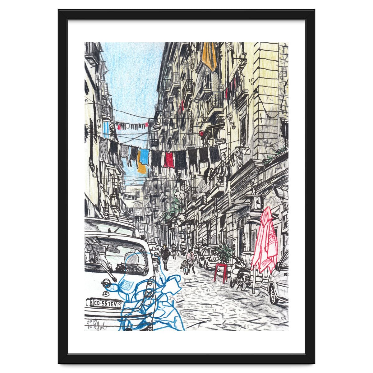 Drying Laundry In Napoli