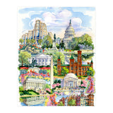 Washington District of Columbia Illustration (Print Only) thumbnail